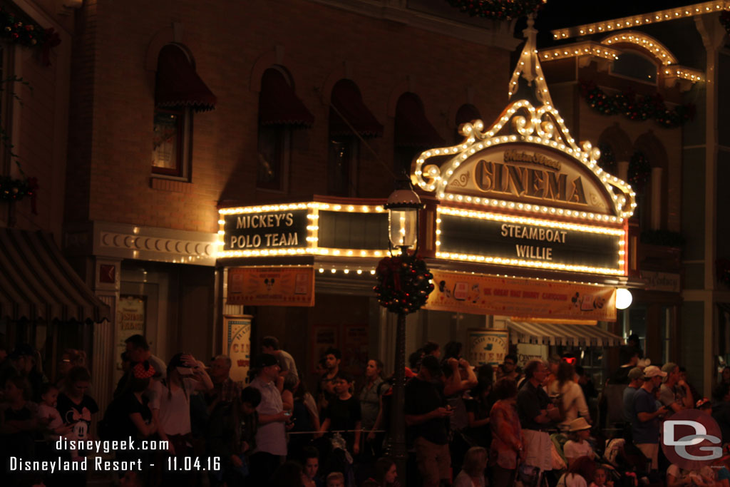 Found a spot on Main Street for Soundsational under the lights.