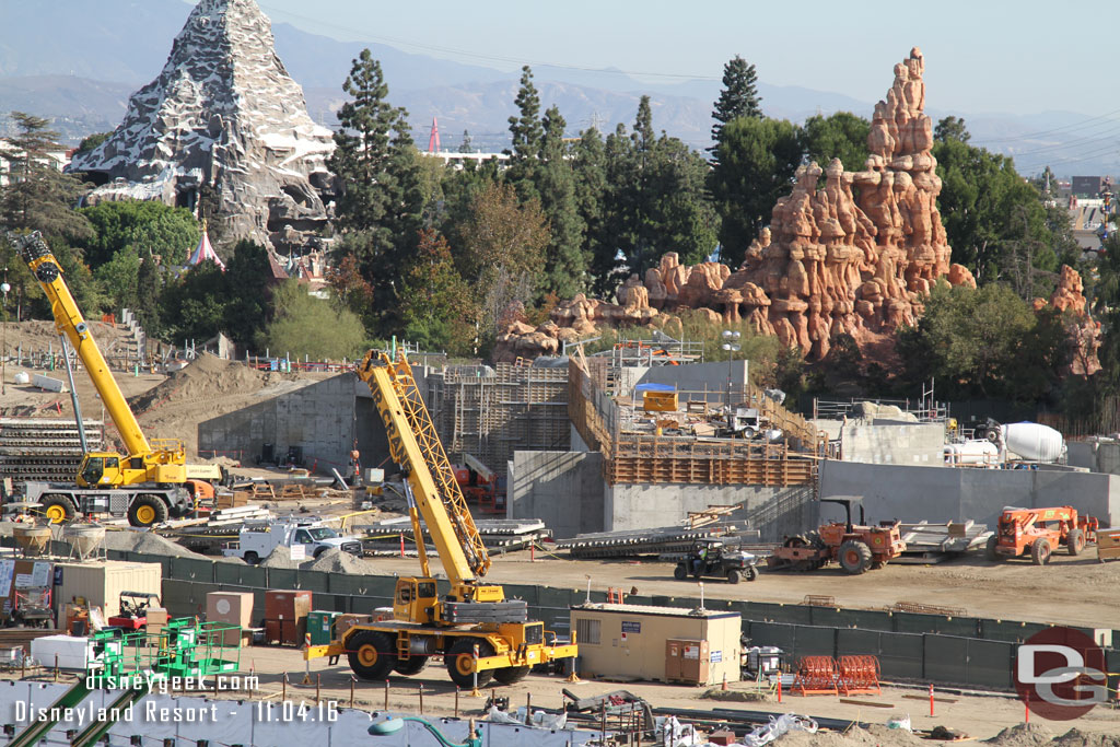 The Fantasmic marina looks to be enclosed now.