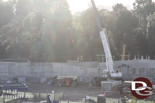 Steel toothpicks are being installed, these will support the wire mesh for the rock work.