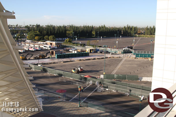 The current cross walk to reach the Pinocchio lot and walk to the parks.