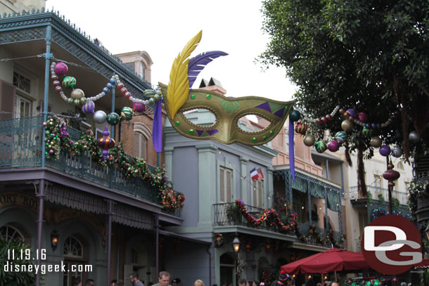 Passing by New Orleans Square.  