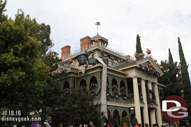 Our next stop the Haunted Mansion Holiday