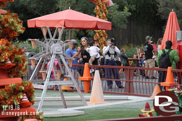 The fountain at the Cozy Cone was not working today.