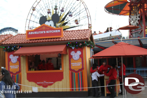 Another marketplace featuring more cast members than guests this afternoon.