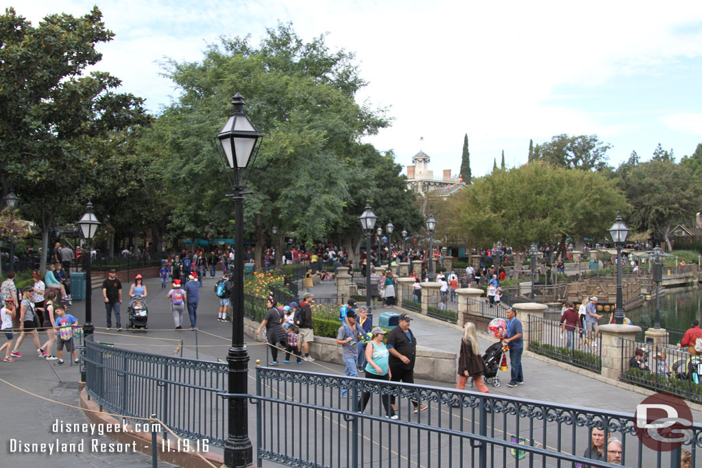 The view from the Pirates Bridge