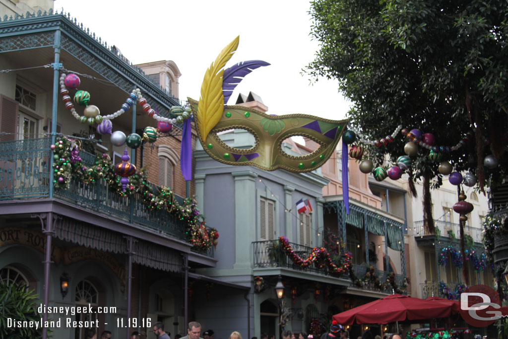 Passing by New Orleans Square.  