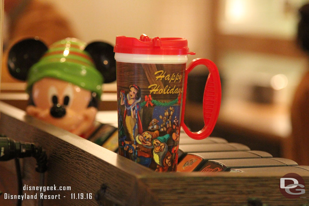 Holiday mugs.