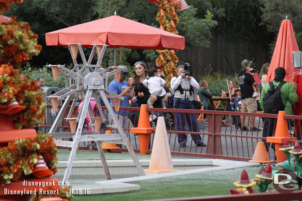 The fountain at the Cozy Cone was not working today.