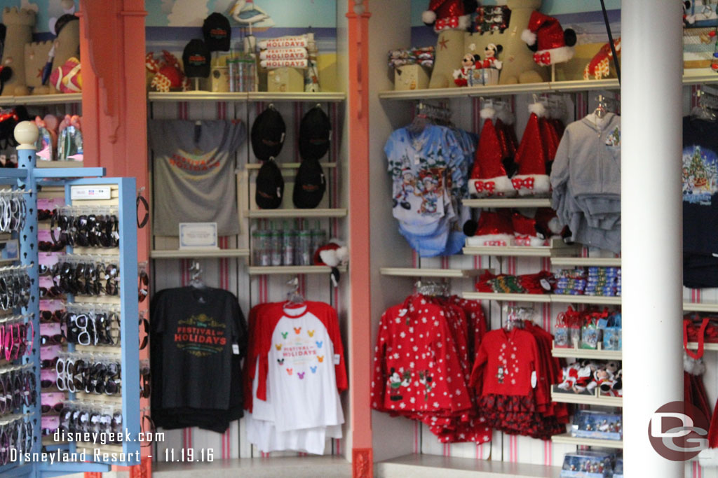 Festival  of Holidays merchandise is available.