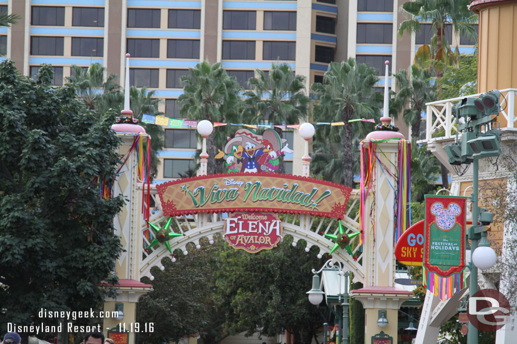 Paradise Gardens features Viva Navidad! and Elena of Avalor this year.