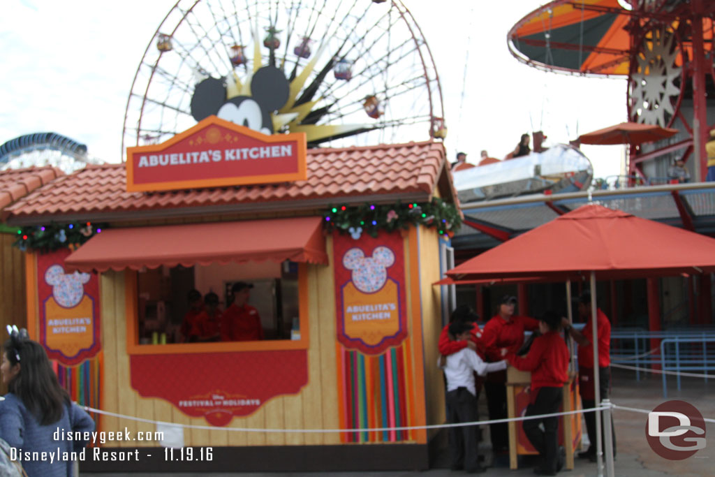 Another marketplace featuring more cast members than guests this afternoon.