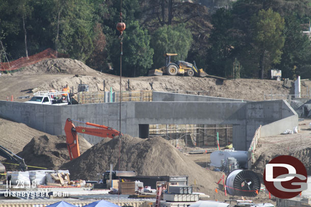 The entrance tunnel from Fantasyland.