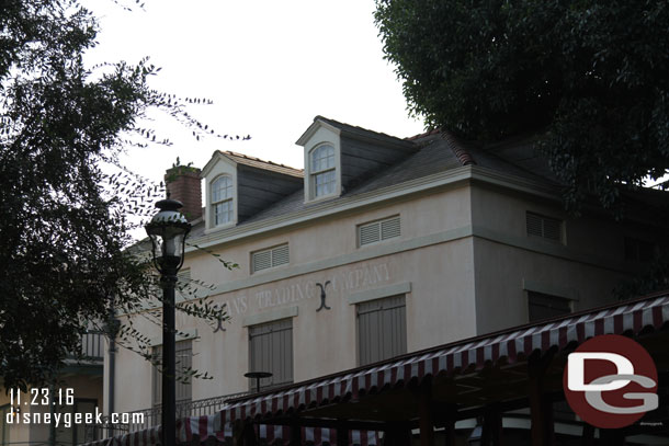 The renovation work in New Orleans Square has wrapped up.