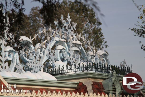 Exiting Disneyland and heading for DCA.