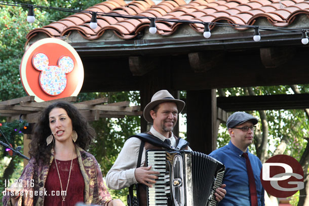 They were at the Sonoma Terrace