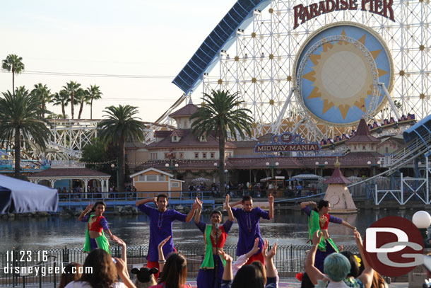 Blue13 Dance Company performing in Paradise Park.