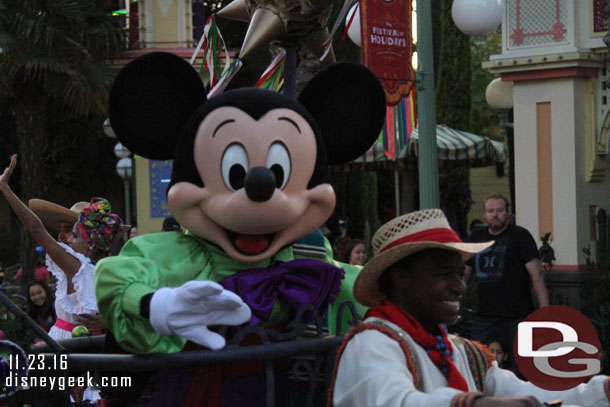 One change is the updated Mickey and Minnie characters this year.