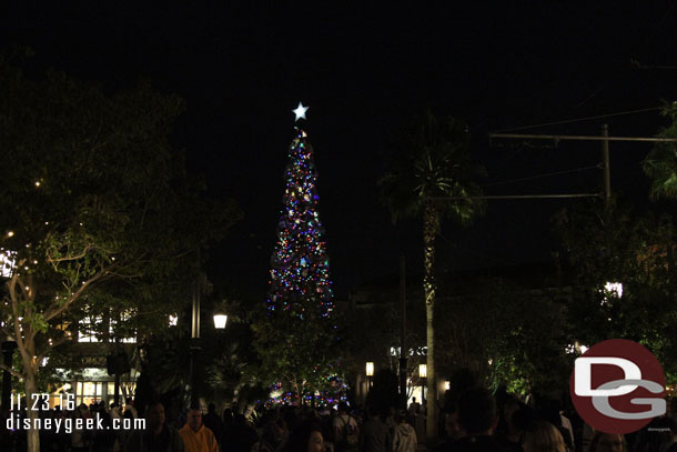 Buena Vista Street Christmas Tree