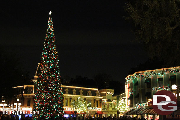 Main Street USA Christmas Tree