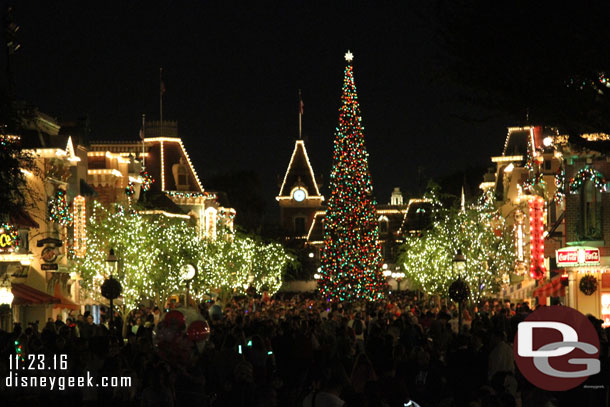 Looking back toward Town Square.