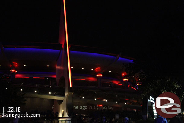 Walked through Tomorrowland.