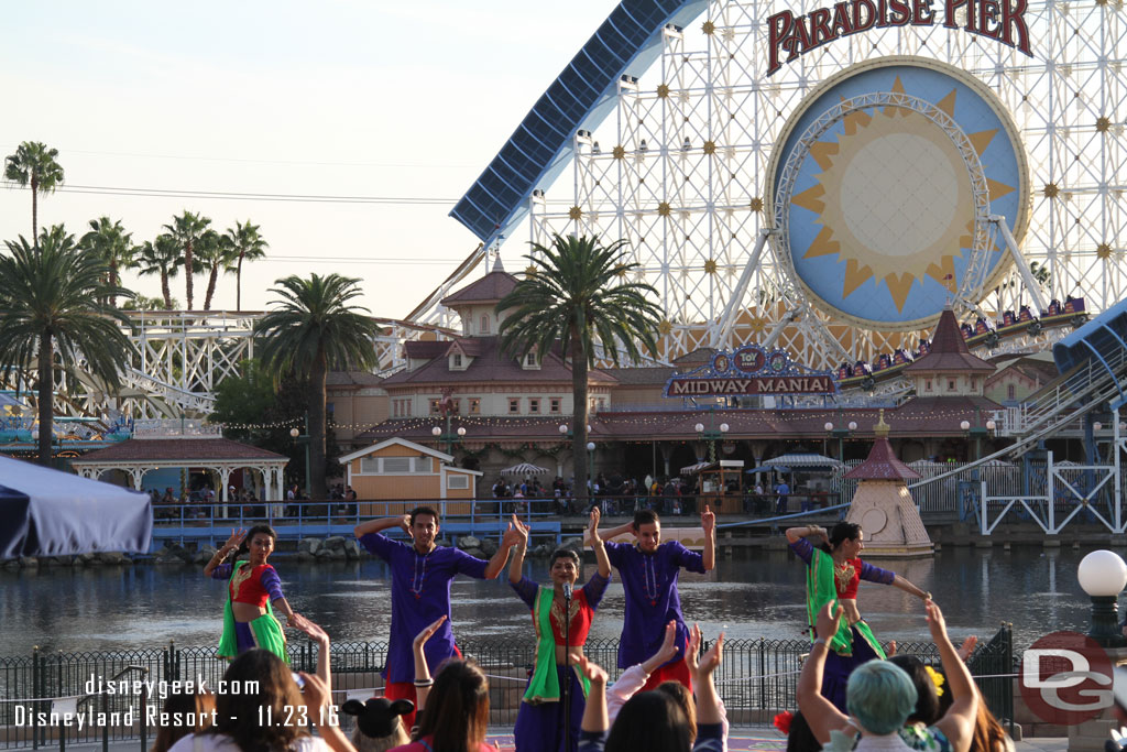 Blue13 Dance Company performing in Paradise Park.