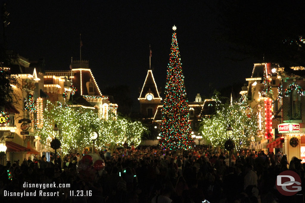 Looking back toward Town Square.