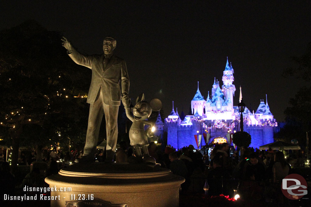 The Partners Statue and Sleeping Beauty Castle