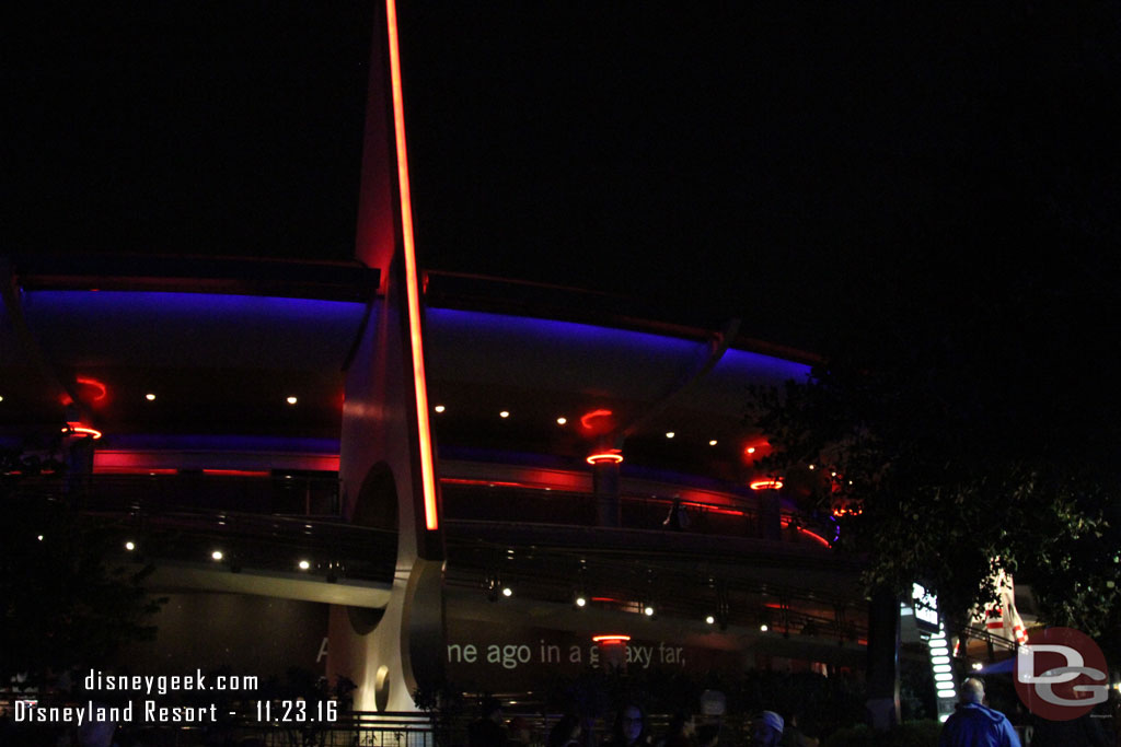 Walked through Tomorrowland.