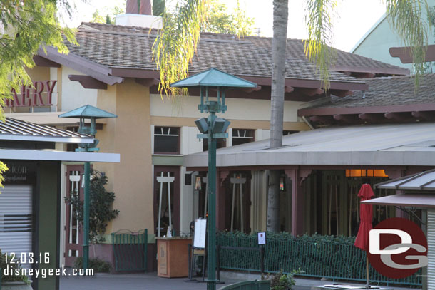 Still no banners in Downtown Disney.