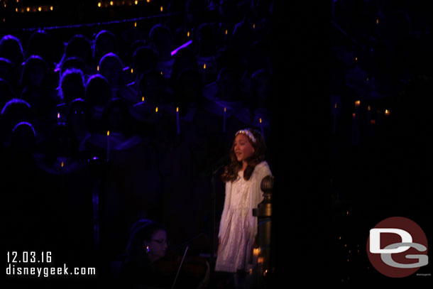 A young girl performing a solo, I missed her name and only invited guests get programs.  