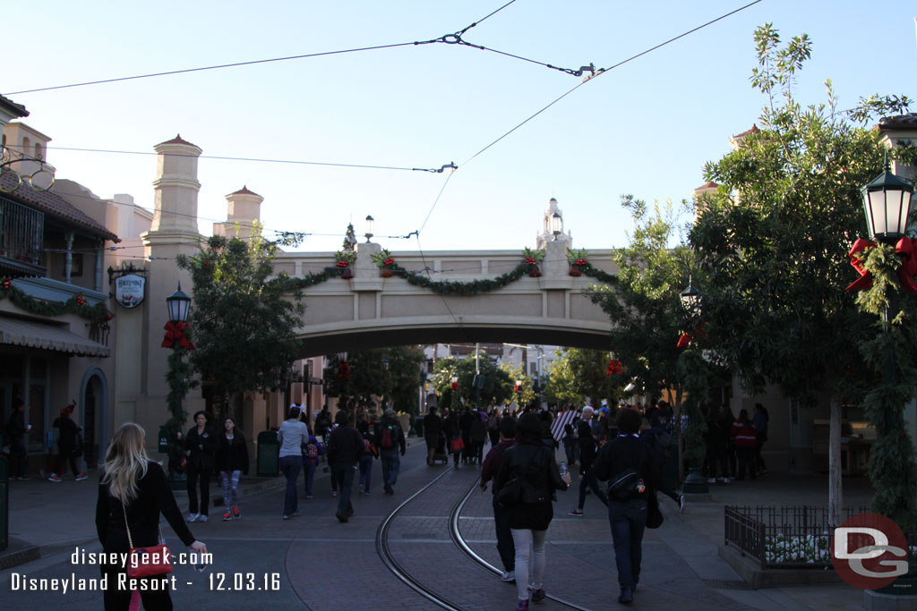 First stop Buena Vista Street.