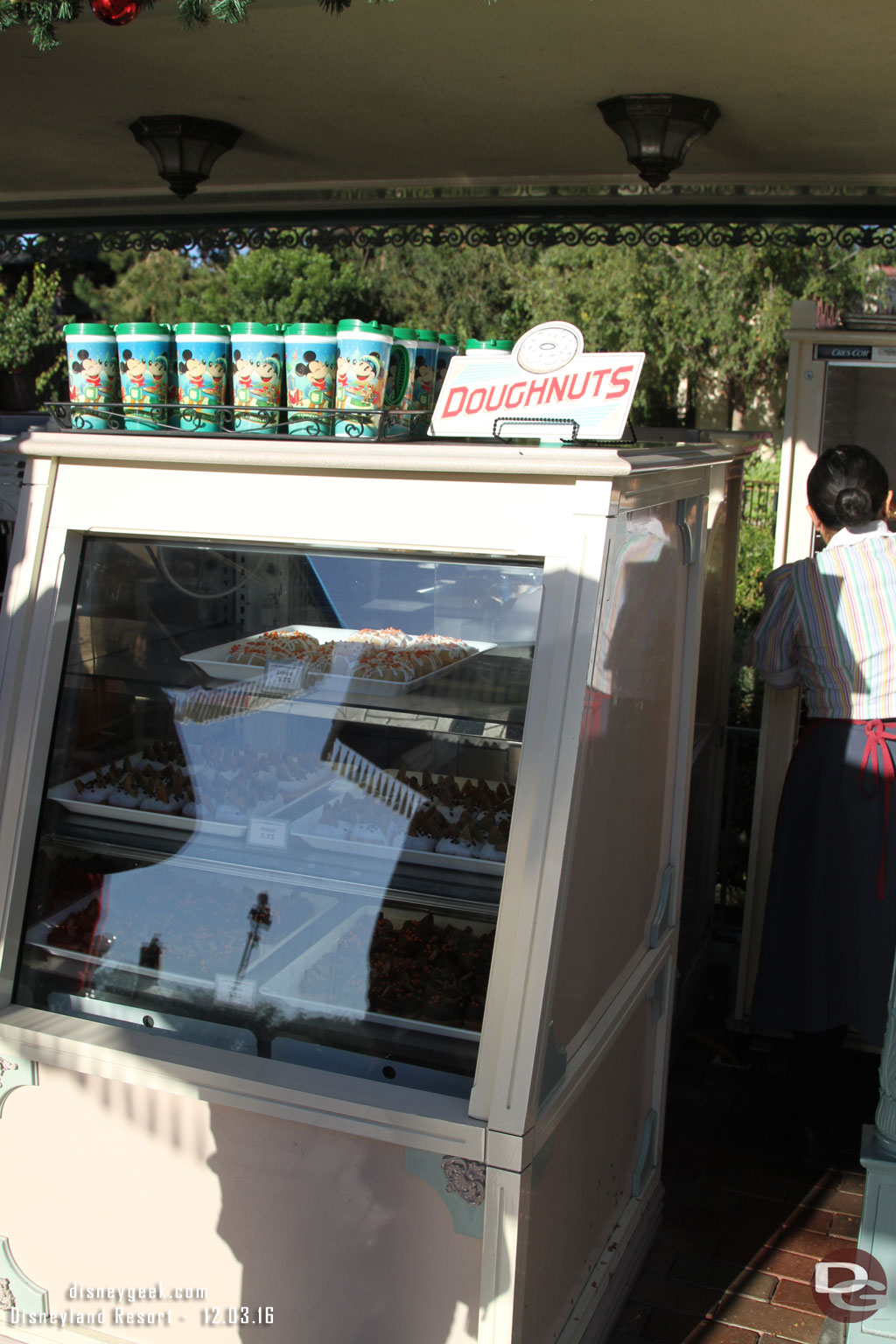 Doughnuts are available for purchase at the Coffee stand in the hub.