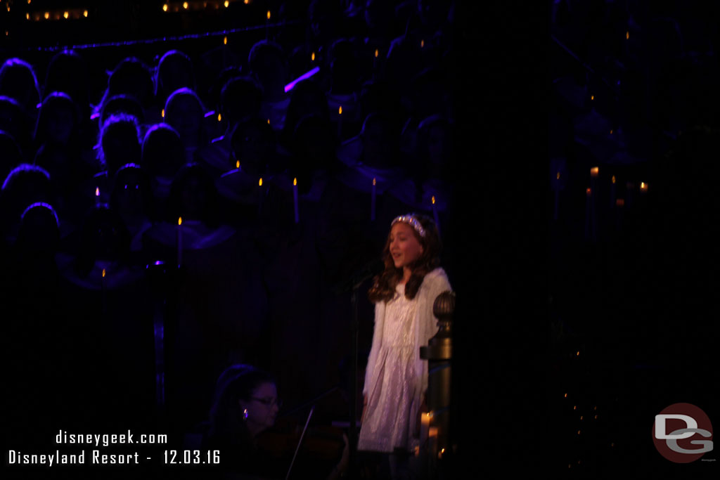 A young girl performing a solo, I missed her name and only invited guests get programs.  