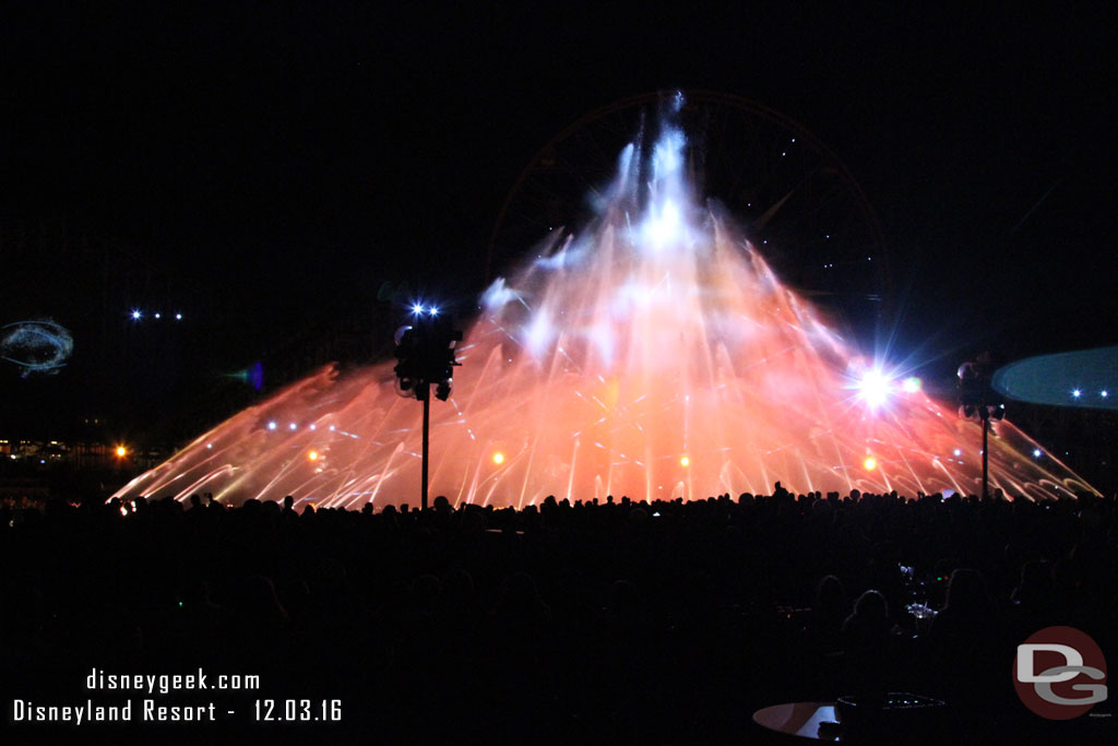 Show time for World of Color - Season of Light.