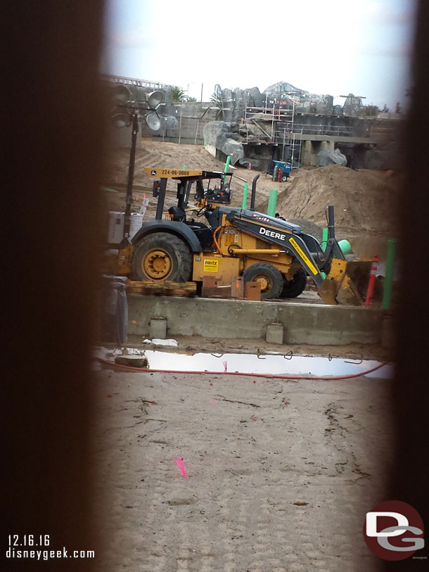 A look down the future walkway to Star Wars Land.