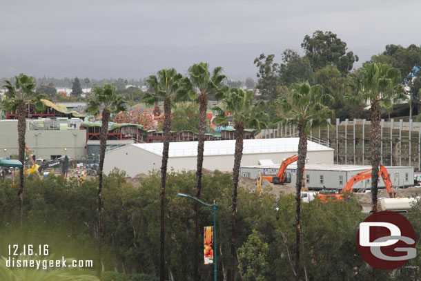 Time to look across the site, starting on the far left/north side.  