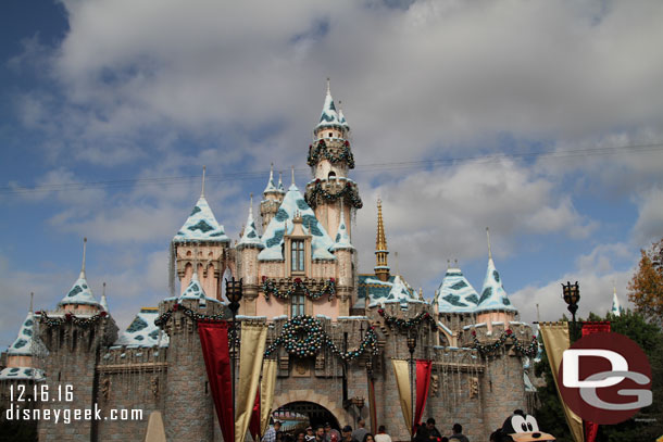 Sleeping Beauty Castle this afternoon