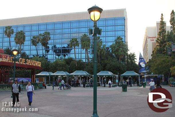 Another new security check point in the space between Earl of Sandwich and ESPN.  