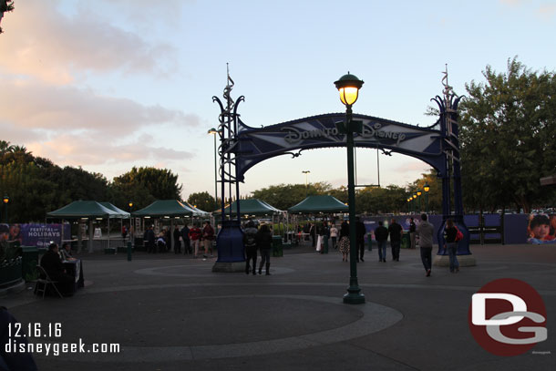 The last new checkpoint in the former valet space.