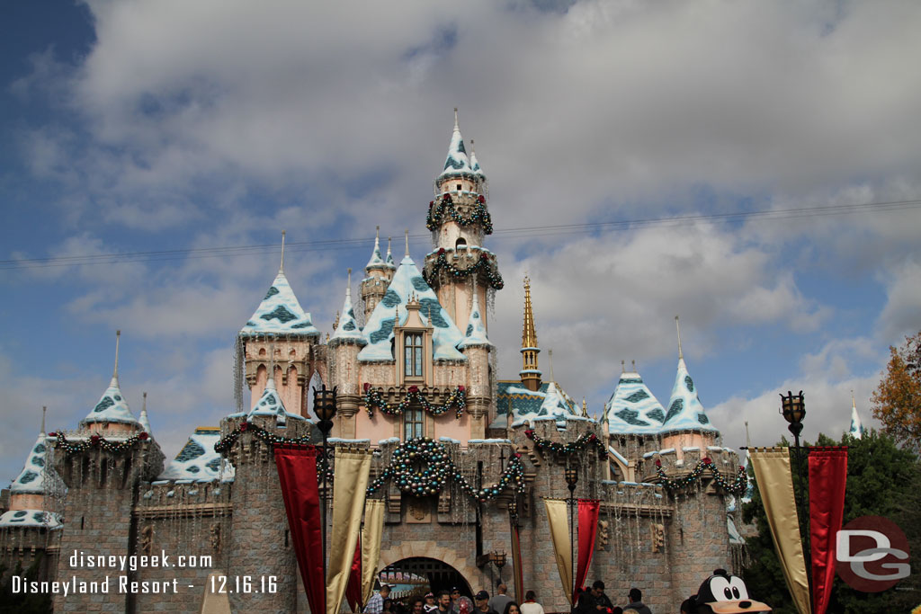 Sleeping Beauty Castle this afternoon