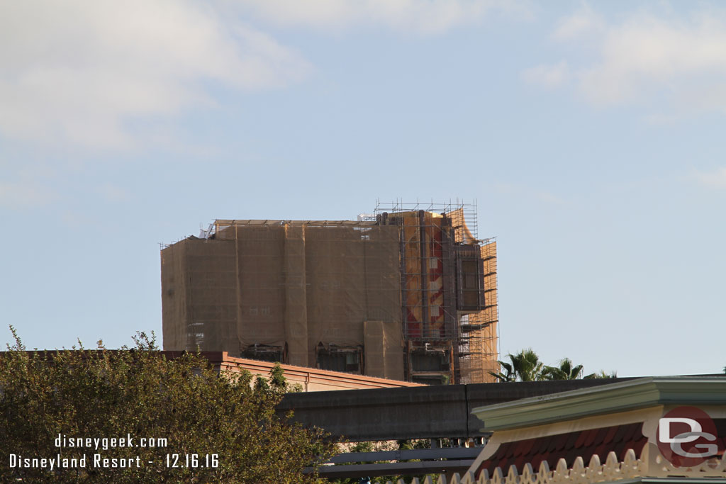 On my way back to DCA.  Tower of Terror from the Esplanade.