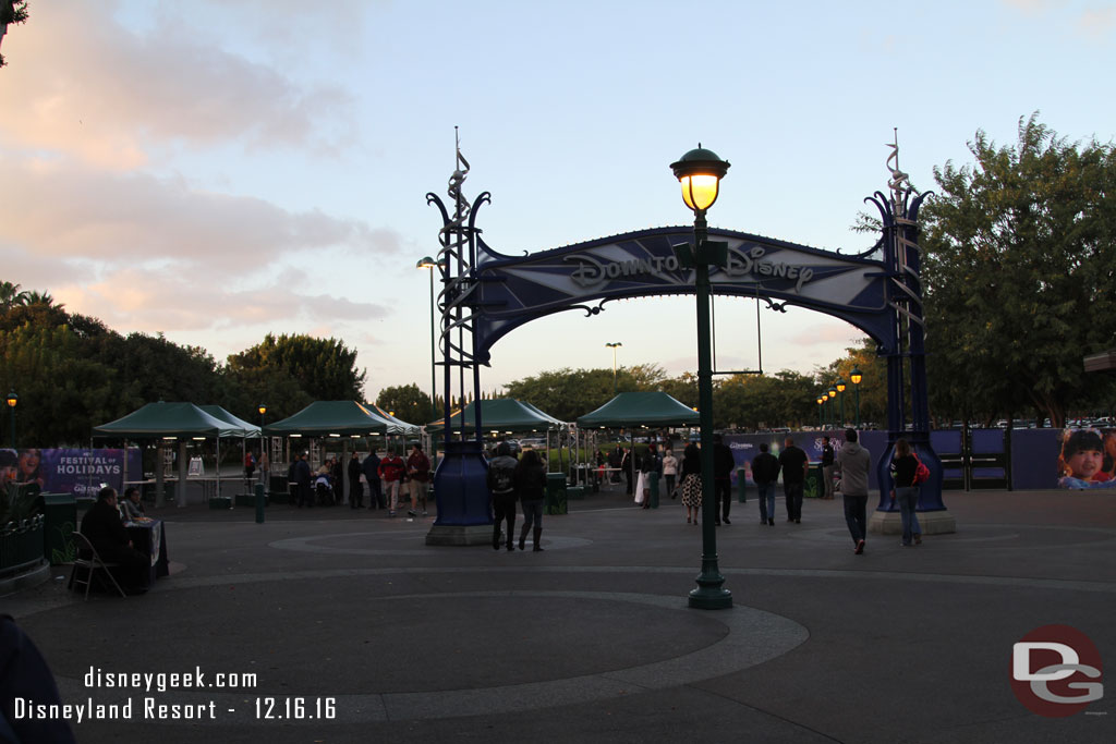 The last new checkpoint in the former valet space.