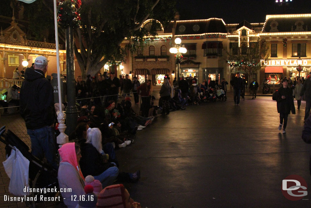 Town Square was more mellow with quite a few open spaces still.