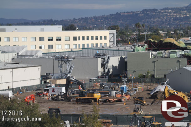 Another look at the parking lot area.