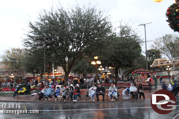 They announced the parade was about to start.