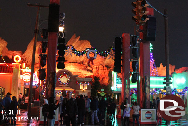 Lights and assuming a stage will be added in the middle of the street.