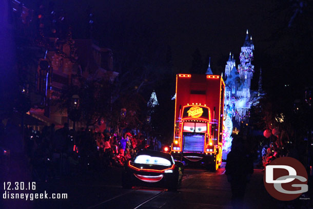 The parade felt very different without performers.