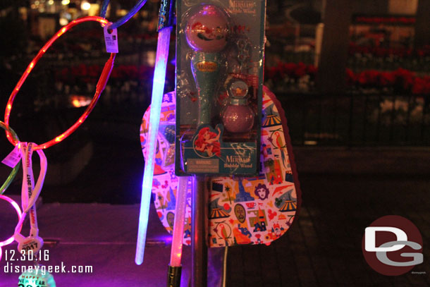 Seat cushions for sale on a cart.  Same one I saw at Animal Kingdom a few weeks ago.