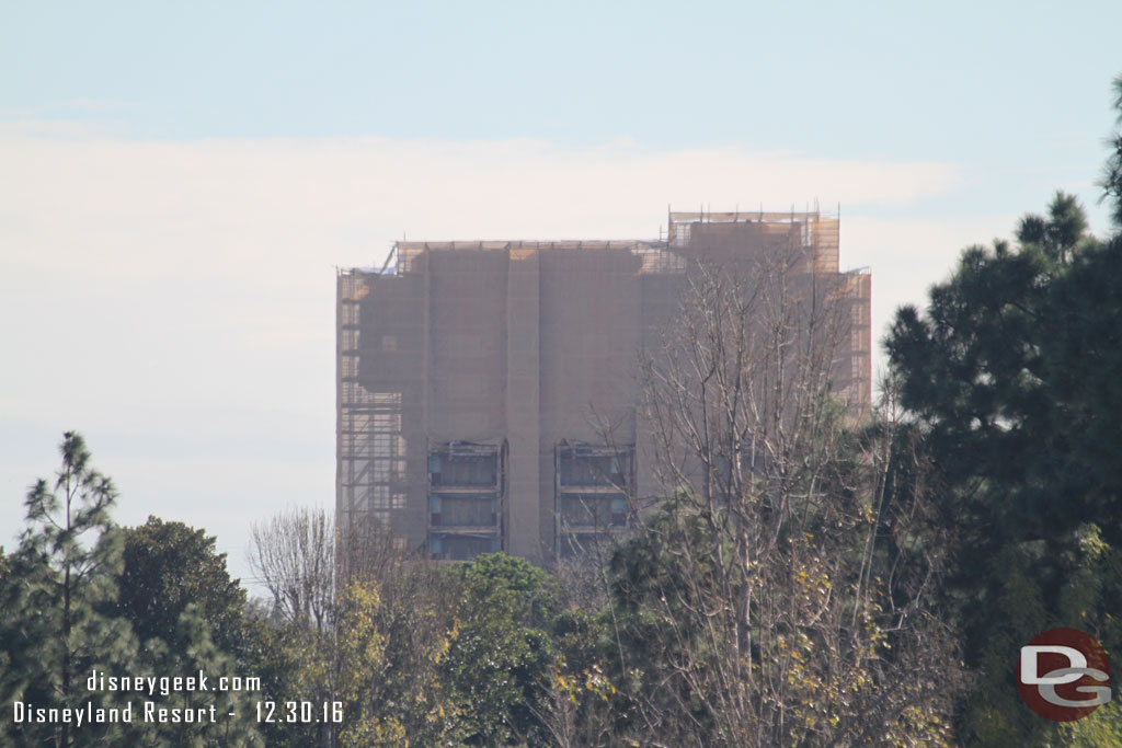 Tower of Terror is fully covered again.